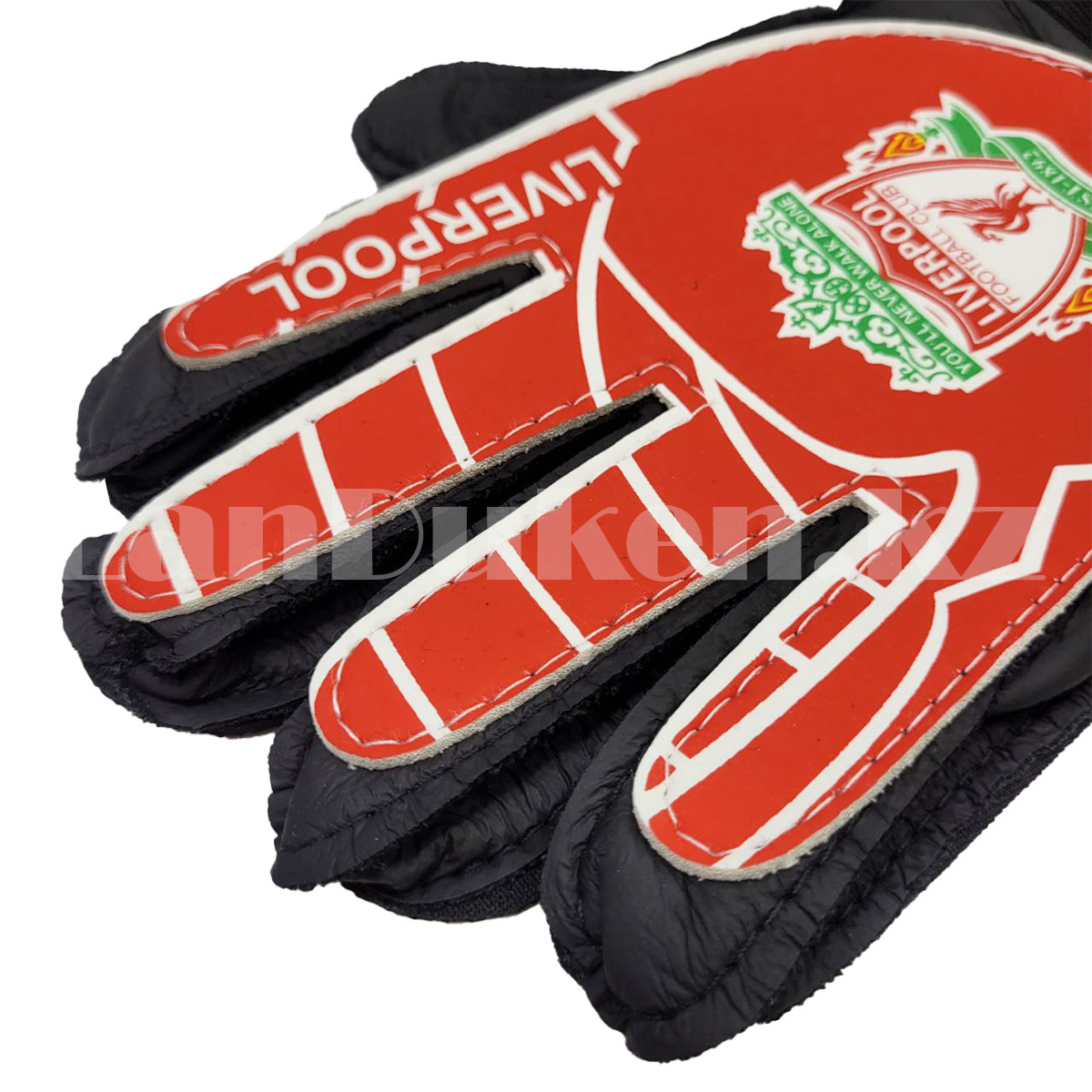 Перчатки вратарские футбольные Ливерпуль (размер 7-M) красные - фото 4 - id-p109816044