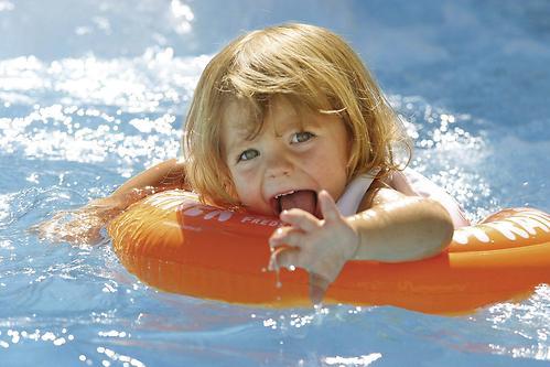 Надувной круг для обучения плаванию Swimtrainer, Оранжевый 2-6лет - фото 2 - id-p109816462