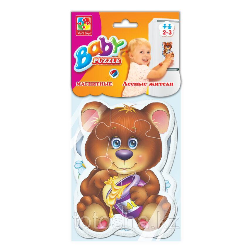 Магнитные Baby-Puzzle «Лесные жители», VT3208-03, фото 1