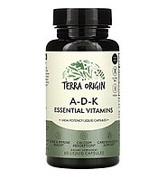Terra origin ADK essential vitamins, 60 жидких капсул