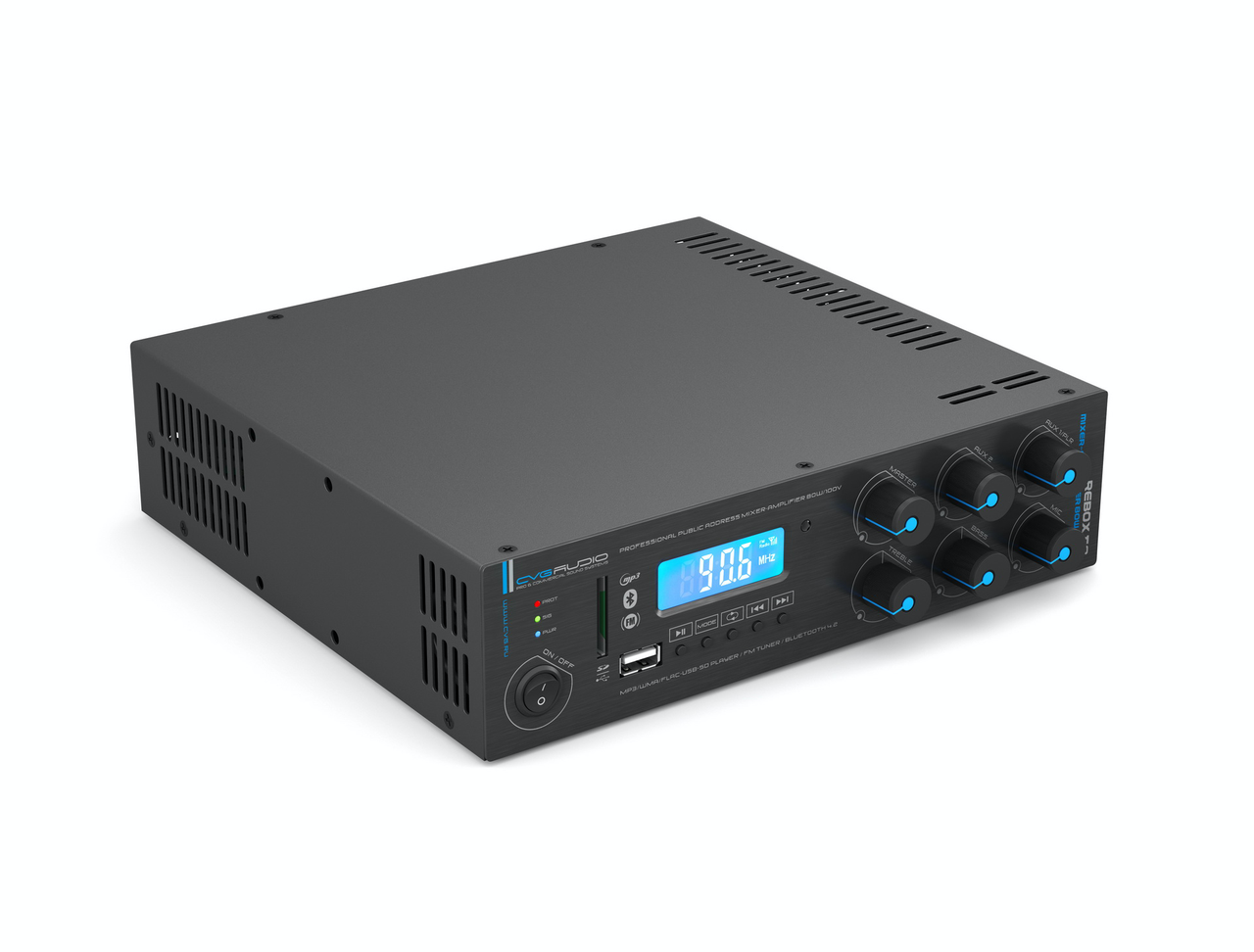 Трансляционный микшер-усилитель CVGaudio ReBox T8 для систем Public Address, 80W(100V) - фото 1 - id-p109846569