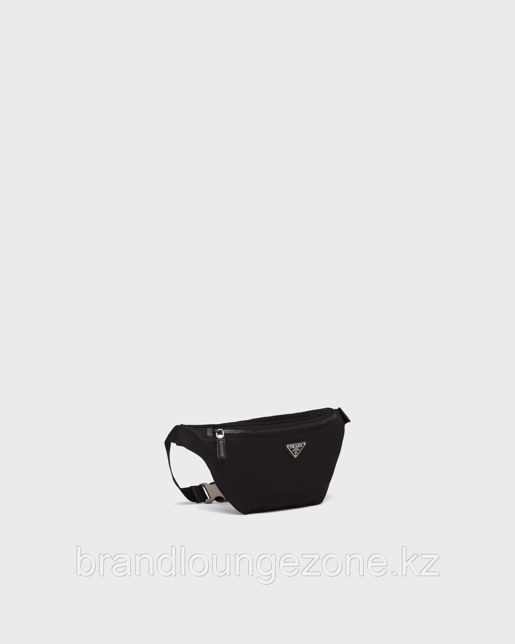 Кожаная поясная сумка Prada из нейлона, черного цвета - фото 1 - id-p109846857