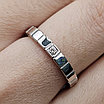 Золотое кольцо с бриллиантом 0.035 Сt VS2/I, 18.5 размер, фото 6