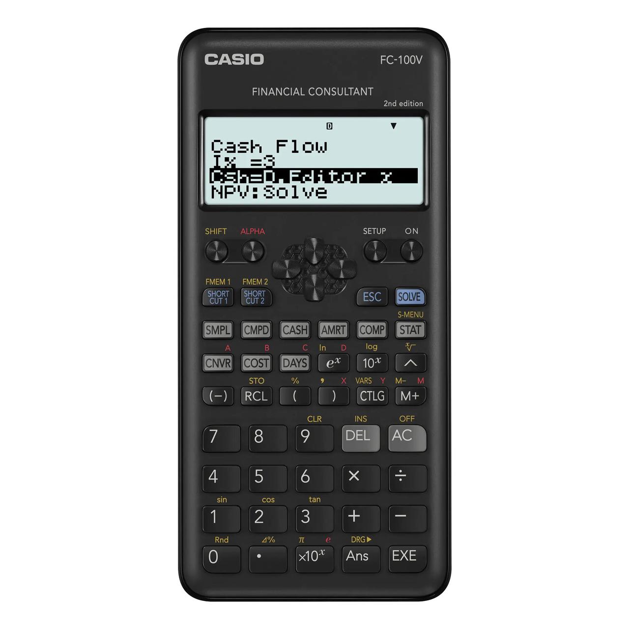 Калькулятор финансовый CASIO FC-100V-2-W-ET - фото 1 - id-p109853071