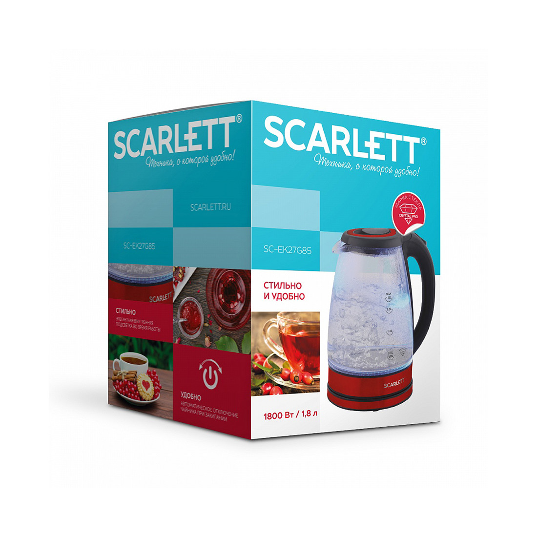 Электрический чайник Scarlett SC-EK27G85 - фото 3 - id-p109853601