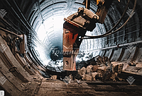 Гидромолот (Гидрорыхлитель) на экскаватор-погрузчик Impulse R150 Evolution