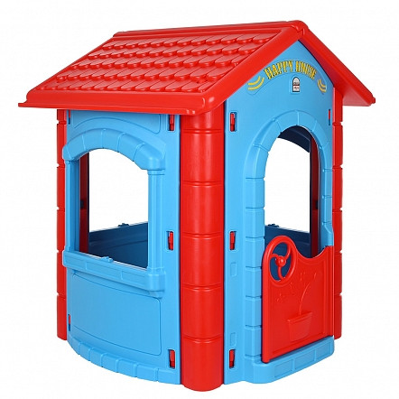 PILSAN Детский игровой дом Happy House Blue/ Голубой,104*112*131 см, фото 1