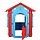 PILSAN Детский игровой дом Happy House Blue/ Голубой,104*112*131 см, фото 4