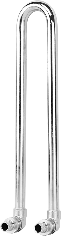 Угол сдвоенный с трубкой 16х2.2-16х2.2/250 Varmega Slide-Fit, для подключения радиатора