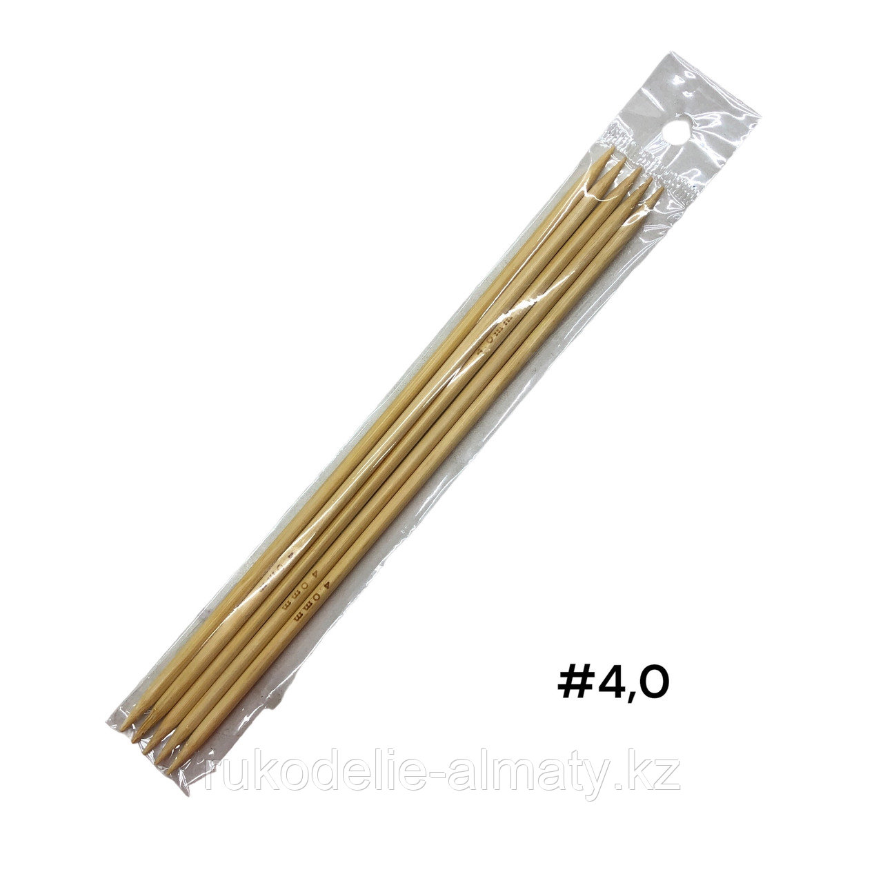 Спицы  бамбуковые  носочные ( 5 шт)