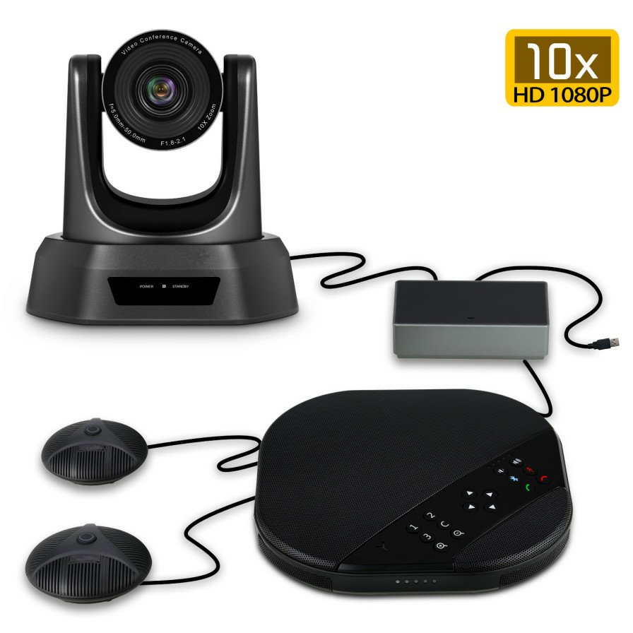 DIGIS Система видеоконференц связи c 2 выносными микрофонами VA3000E (10x USB Камера + USB Микрофон)