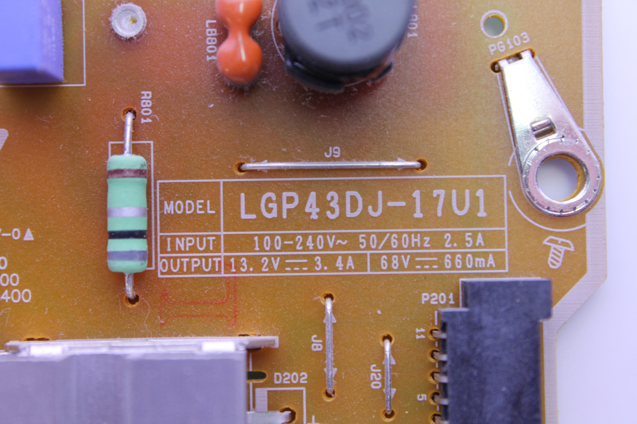 Блок питания телевизора LG 43UK6300PLB модель: EAX67209001(1.5) - фото 2 - id-p109858587