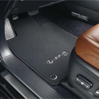 Ворсовые коврики в салон (Оригинал) Lexus GX460 2013+ черные