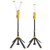 Светодиодная башня Horoz Electric TOWER 2х40W 6400K c розеткой и выключателем (107-002-0080-010)