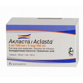 Акласта Sandoz Aclasta 5 mg /100 ml - фото 1 - id-p109865054