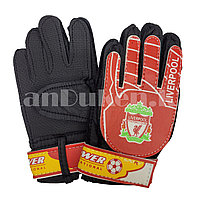 Перчатки вратарские футбольные Ливерпуль (размер 6-S) красные