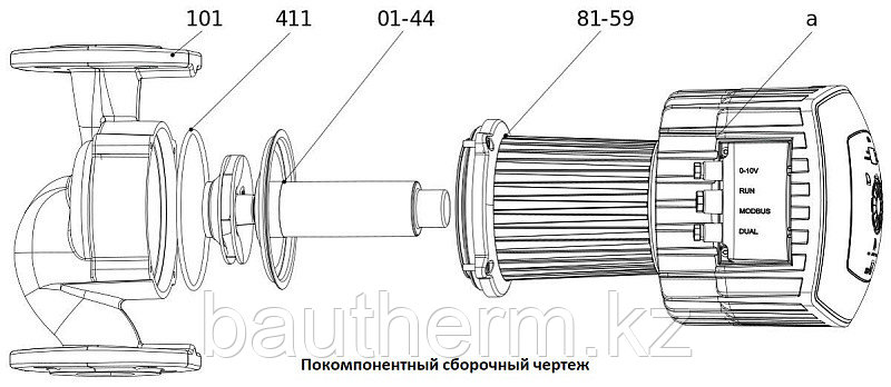 Насос KSB Calio 25-100 (Германия) - фото 2 - id-p109879720