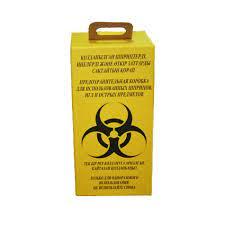 Контейнер для безопасной утилизации различного вида медицинских отходов (КБУ) 10 литров - фото 1 - id-p109881405