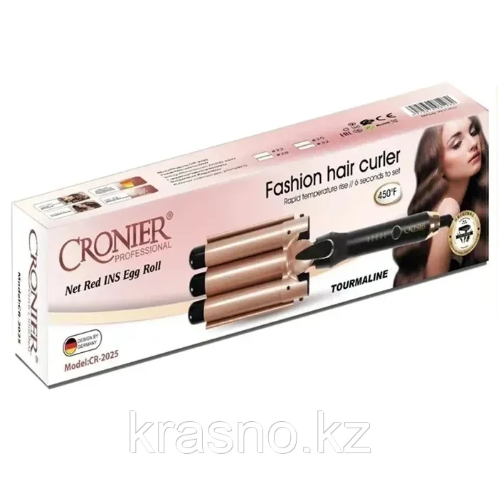 Плойка 3d для волос CRONIER PROFESSIONAL CR 2025 - фото 3 - id-p109892363