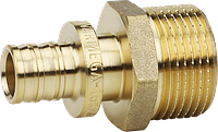 Муфта 25x3/4 латунная с наружной резьбой Varmega Slide-fit