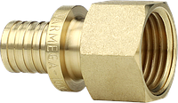 Муфта 16x1/2 с внутренней резьбой латунная Varmega Slide-fit