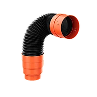 Труба соединительная D150 гофра KFP 3-1 L600мм