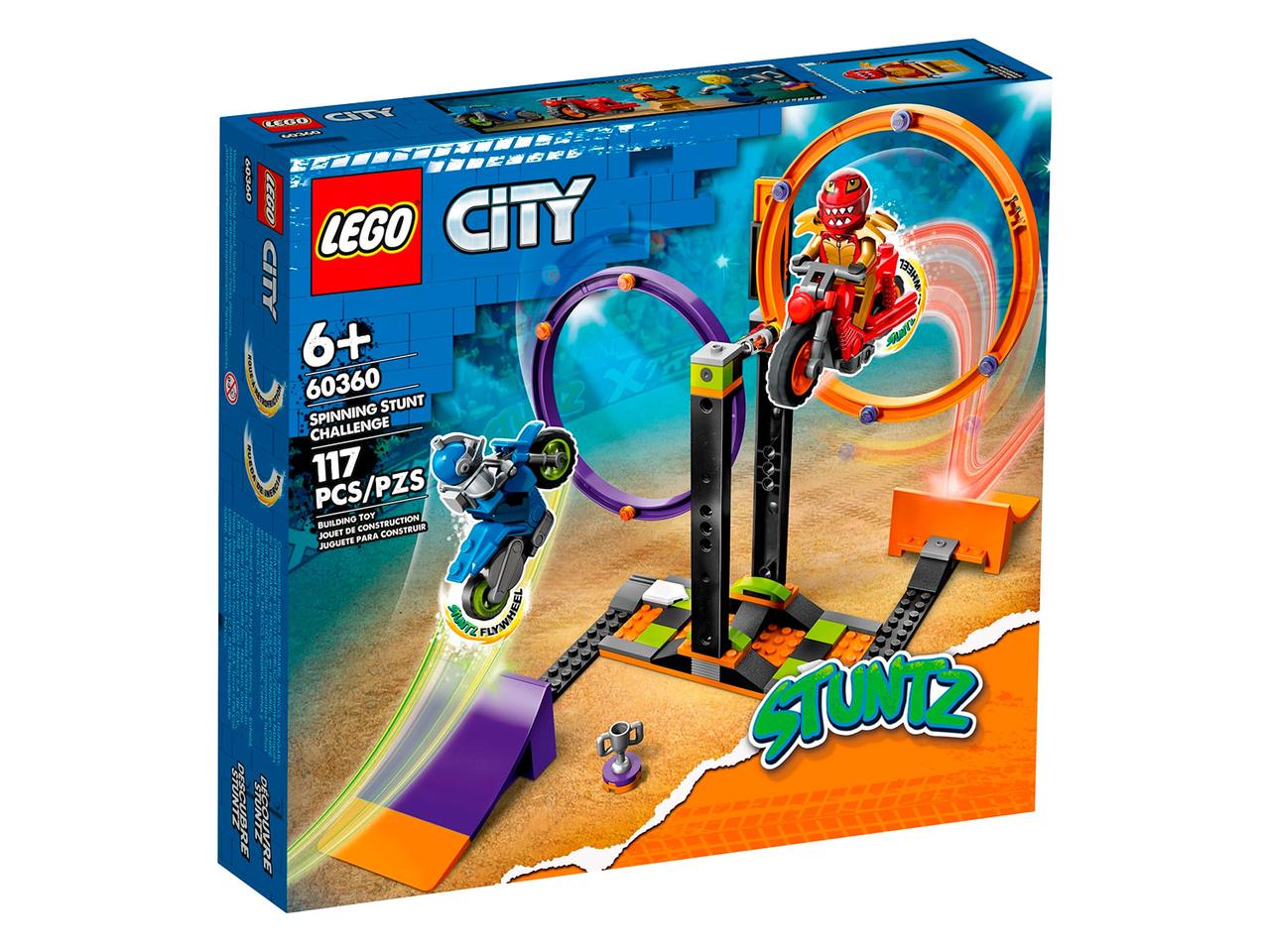 60360 Lego City Stuntz Испытание каскадёров с вращением Лего город Сити