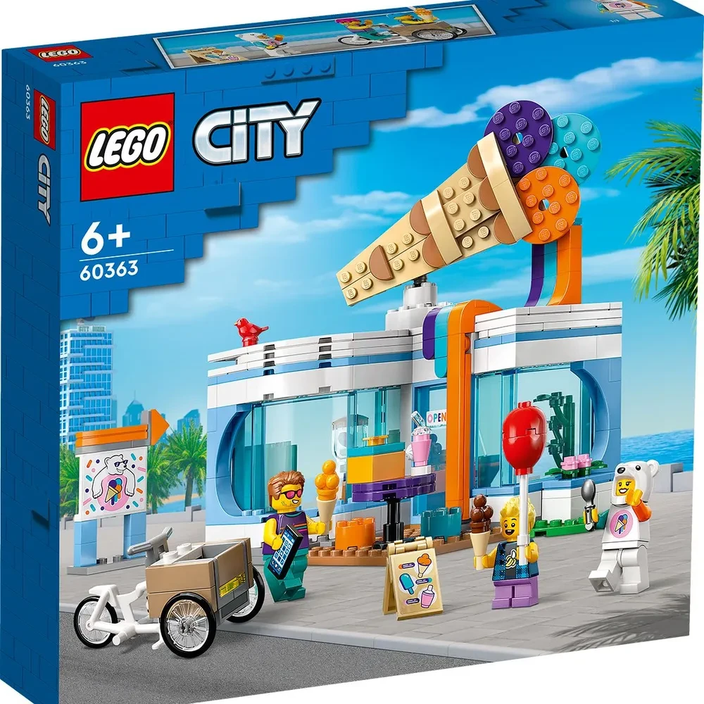 60363 Lego City Магазин мороженого Лего город Сити - фото 2 - id-p109892560