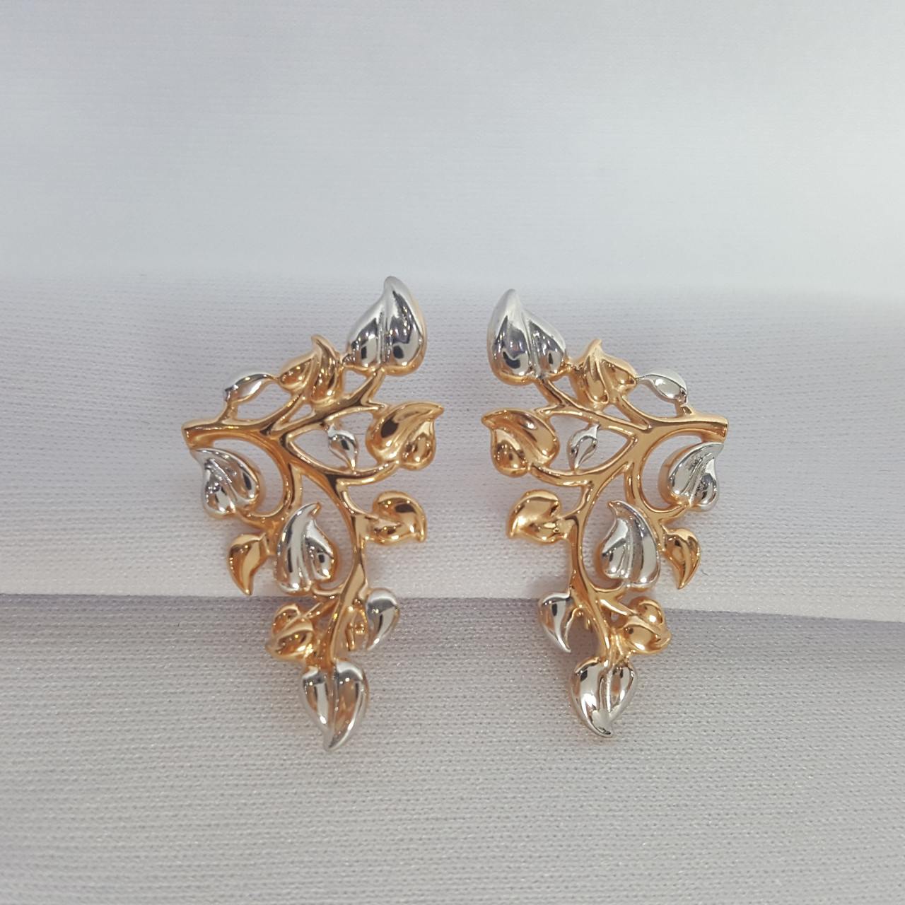 Позолоченные серьги из серебра SOKOLOV 93020702 серебро с позолотой, с английским замком, фото 1