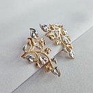 Позолоченные серьги из серебра SOKOLOV 93020702 серебро с позолотой, с английским замком, фото 2