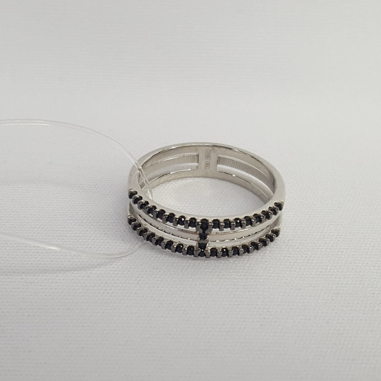 Кольцо из серебра с фианитами Diamant 94-110-01514-1 серебро с родием коллекц. SOKOLOV эксклюзивно для Diamant