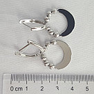 Серьги из серебра Diamant 94-121-01564-1 покрыто  родием, фото 3