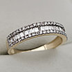 Золотое кольцо с бриллиантами 0.60Сt SI2/G, 16.5 размер, фото 5
