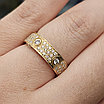 Золотое  кольцо с бриллиантами 0.85 Сt VS1/G, 17.5 размер, фото 10