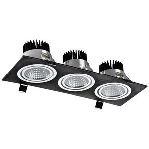Встраиваемый светильник LED OC001A 3х5W 5000K BLACK