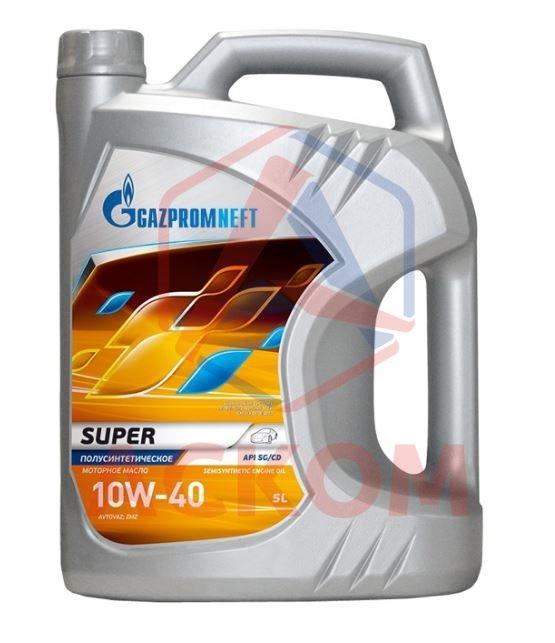 GAZPROMNEFT SUPER 10W-40 МАСЛО МОТОРНОЕ П/СИНТ. API: SG/CD, 5 ЛИТРОВ