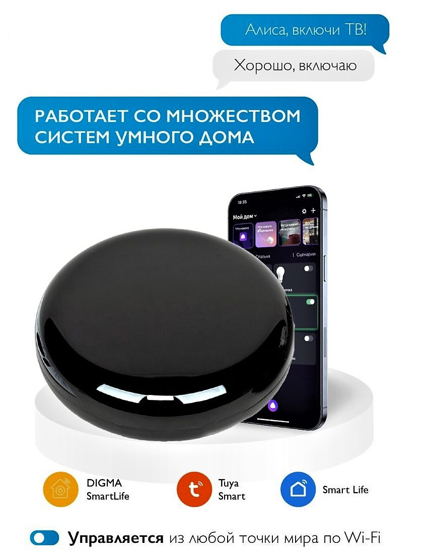 Пульт ДУ для кондиционера с Wi-Fi поддержкой - фото 9 - id-p109904453