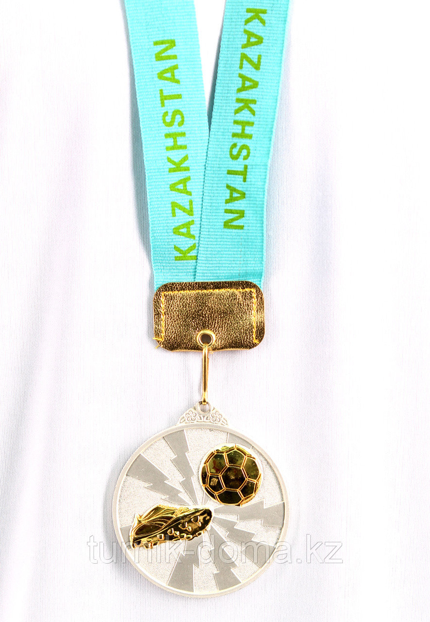 Медаль рельефная ФУТБОЛ (серебро) - фото 2 - id-p14145626