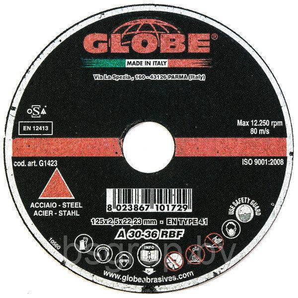 Диск отрезной 125X2.5X22.2 Steel A 30-36 R Globe_G1423 SOLUT|