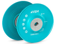 Оправка для фибровых кругов TURBO PAD 3 125mm_VSM AZIA"|