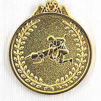 Медаль рельефная БОРЬБА (золото), фото 1