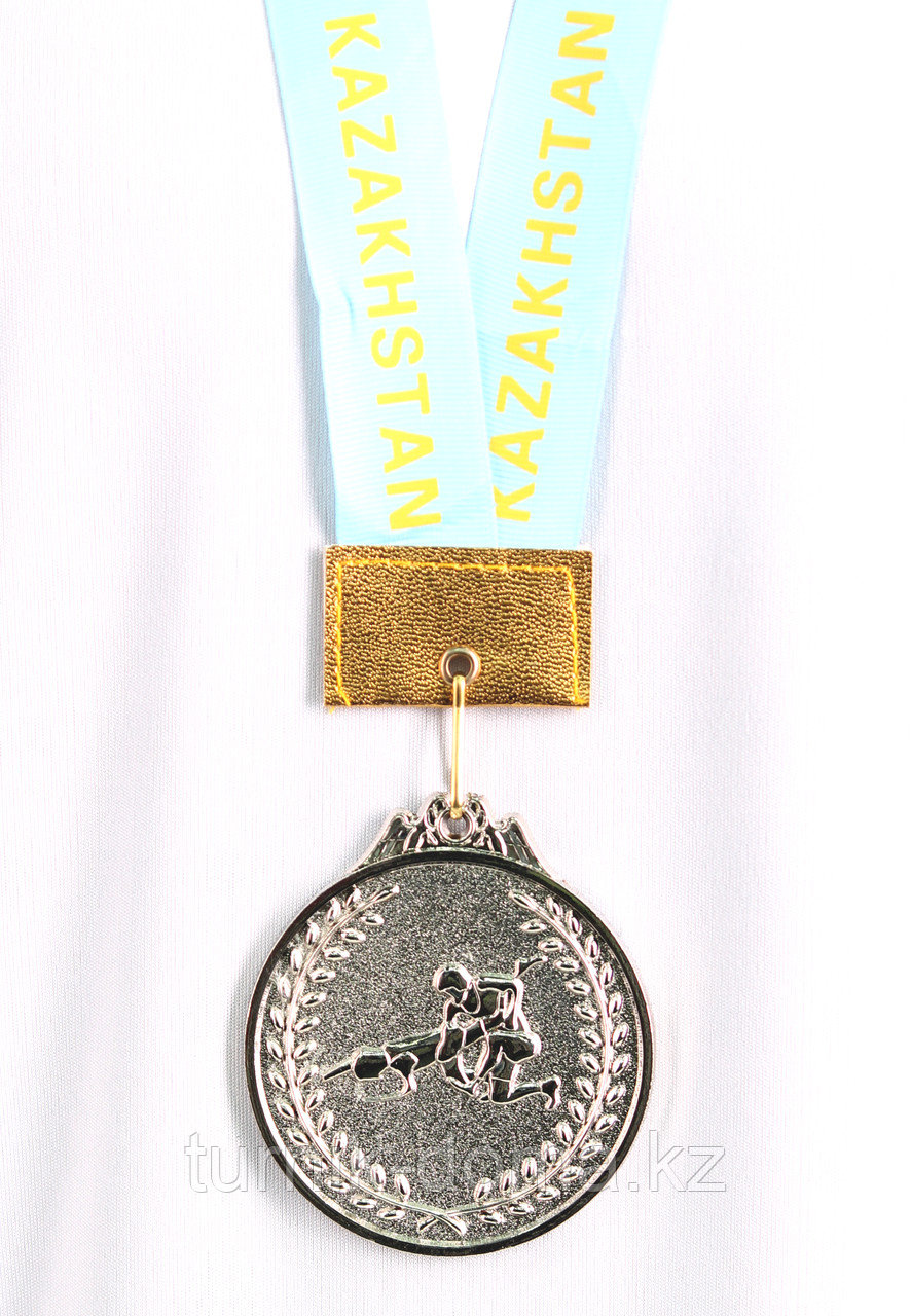Медаль рельефная БОРЬБА (серебро) - фото 2 - id-p14146239
