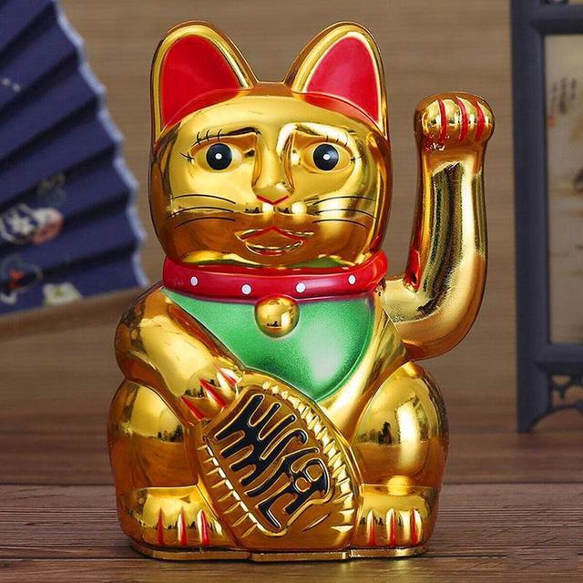 Статуэтка Японский кот удачи Манэки Нэко 15 см