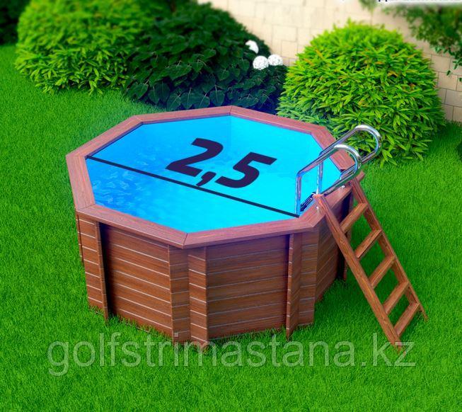 Ханхой дөңгелек ағаш бассейні 2,5 м