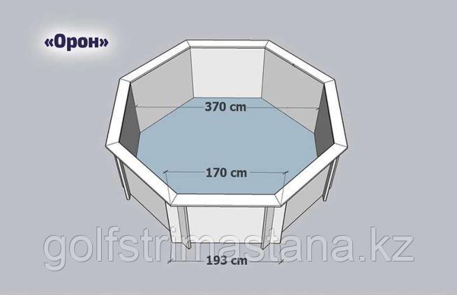 Круглый деревянный бассейн Орон 3,7 м - фото 3 - id-p109956068