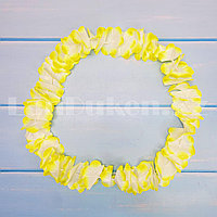 Гавайское ожерелье лея желто-белое