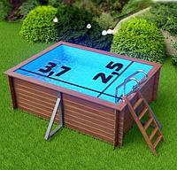 Прямоугольный деревянный бассейн Кая 3,7х2,5 м 130