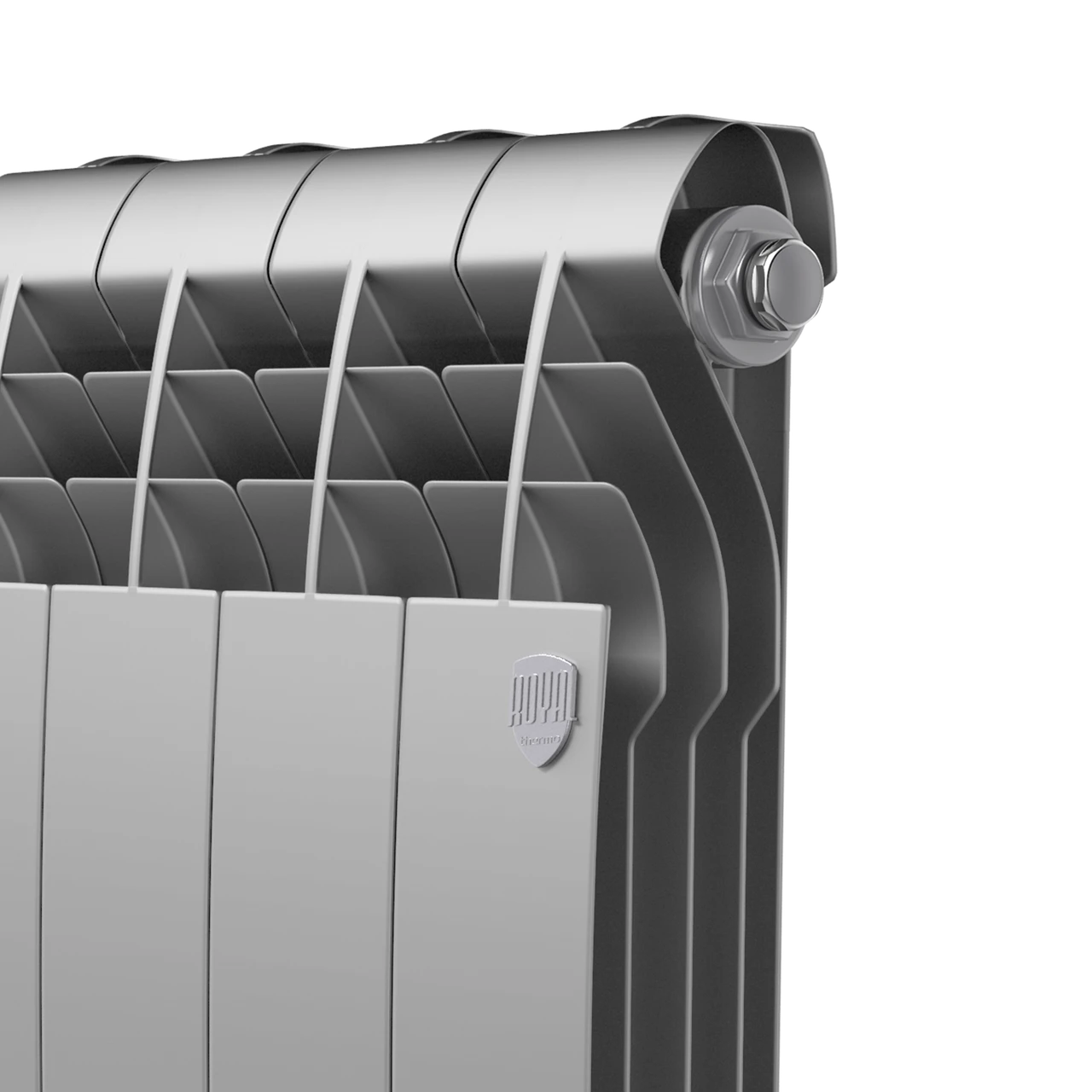 Радиатор биметаллический Royal Thermo BiLiner 500/87 171 Вт/ - 6 секций Silver SatinN - фото 2 - id-p109431872