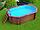 Овальный деревянный бассейн Иркут 4х2,5 м, фото 3
