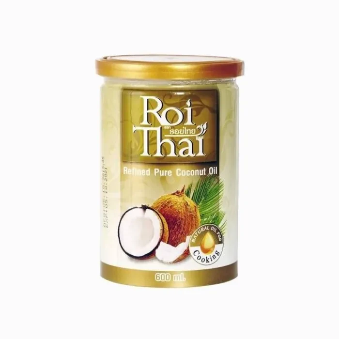 Кокосовое масло Roi Thai, рафинированное натуральное, 600 мл.